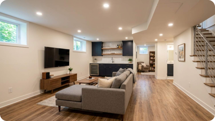 Basement renovation Mississauga